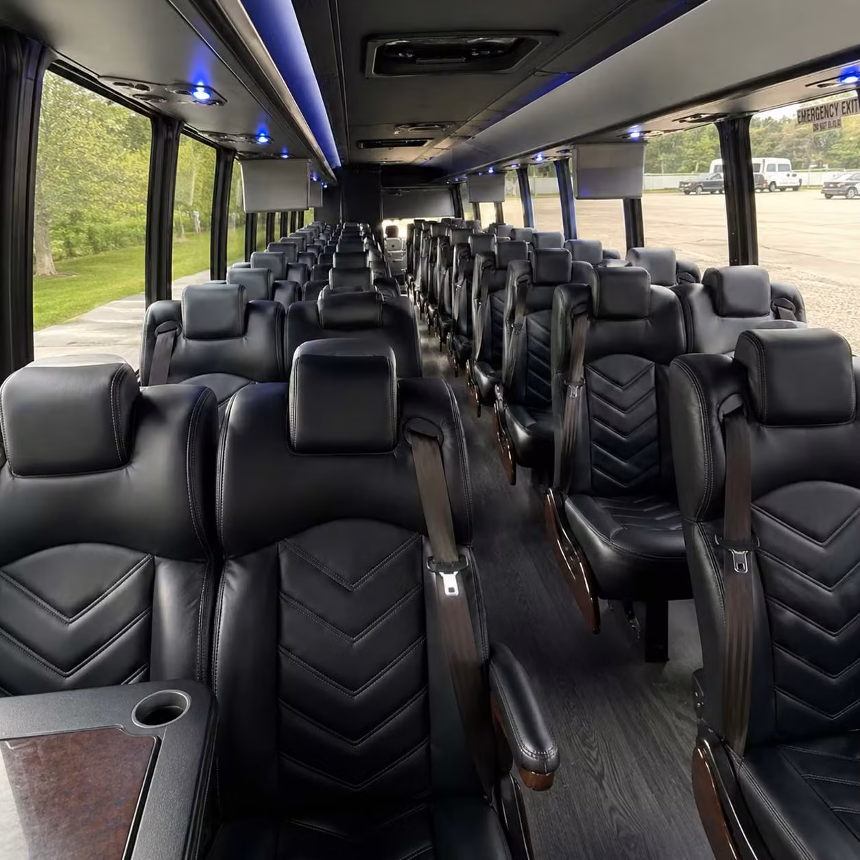 30 passenger minibus inside