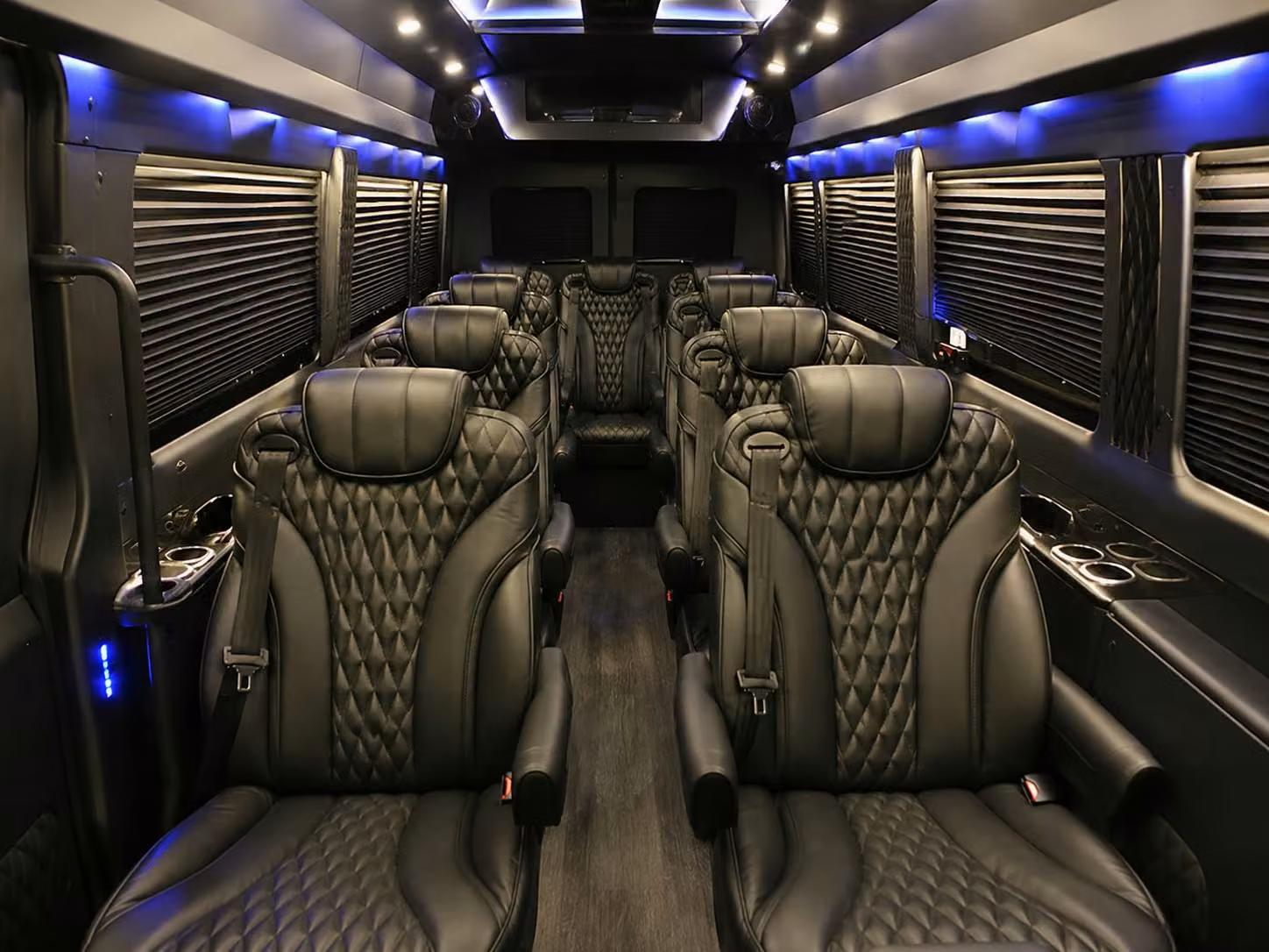 sprinter van with driver inside