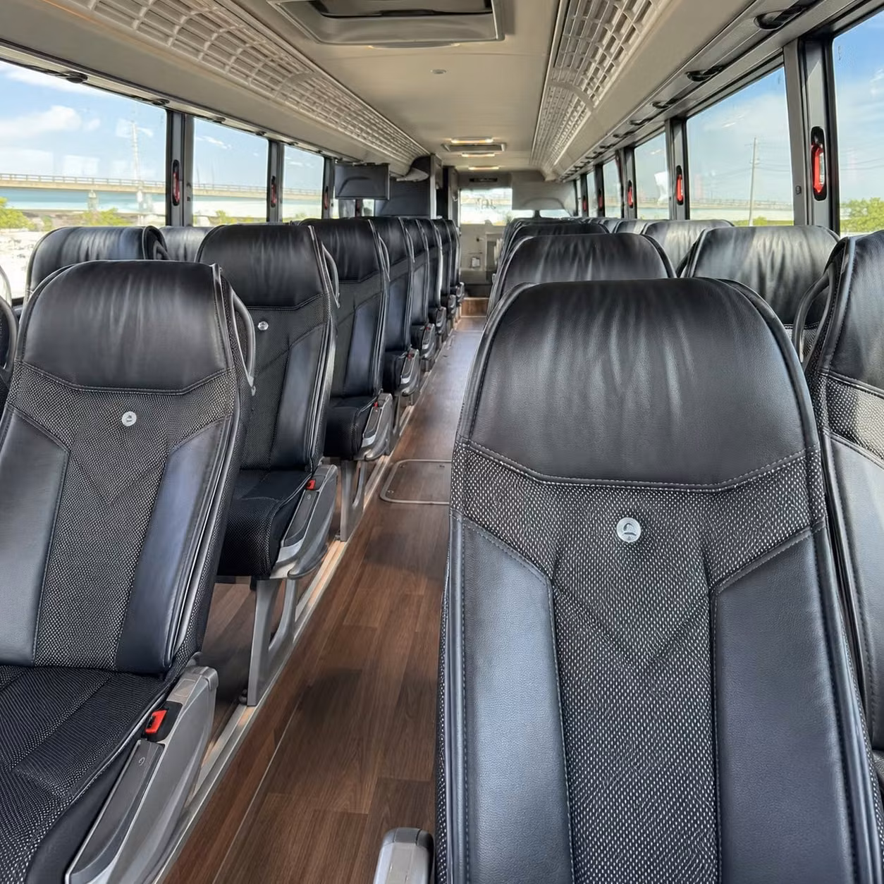 with so many waco wedding venues outside the city a charter bus makes every trip stress free
